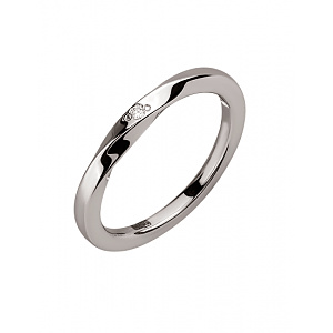 Золота каблучка з діамантом (01-200616906) фотографія