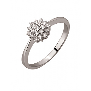 Золотое  кольцо с бриллиантами (01-200781106) фотография