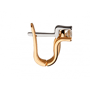 Золотые серьги с бриллиантами (01-200816006) фотография