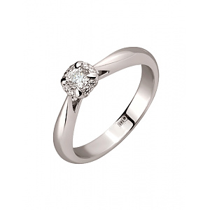 Золотое кольцо с бриллиантами (01-200838306) фотография