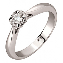 Золотое кольцо с бриллиантами (01-200838306)