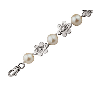 Золоте кольє з перлинами (2б_кл-002) фотографія