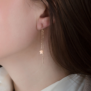 Золотые серьги  (1с333/00б) фотография