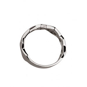 Золотое кольцо с цирконием куб. (01-19064307) фотография