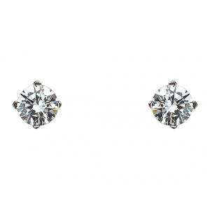 Золоті сережки з фіанітом (цирконієм куб.) (01-200627507) фотографія