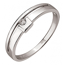 Золота каблучка з діамантом (01-200785607)