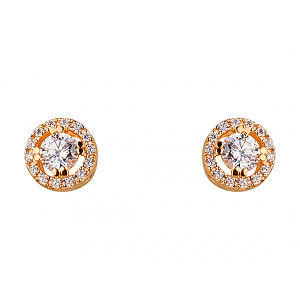 Золотые серьги с емаль (01-19319608) фотография