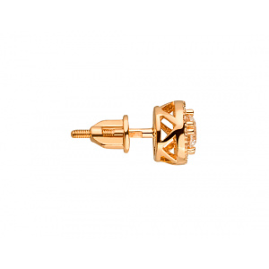 Золотые серьги с емаль (01-19319608) фотография