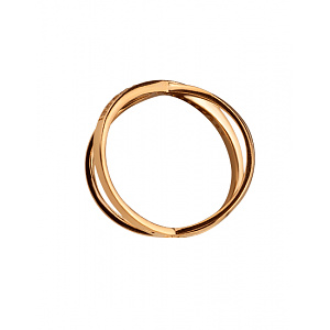 Золота каблучка з фіанітом (цирконієм куб.) (01-200633408) фотографія