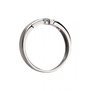 Золота каблучка з діамантом (01-200858108) фотографія