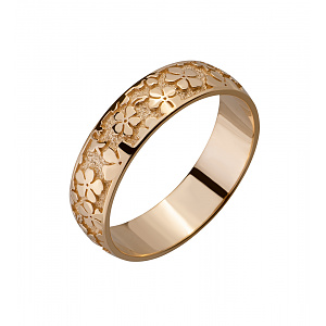 Золота обручка  (1б_к-253) фотографія