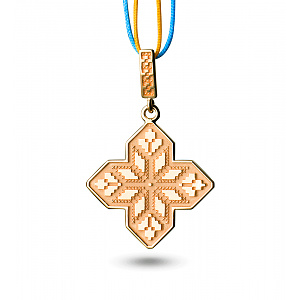 Золотой кулон «Радість» (1б_п-244) фотография