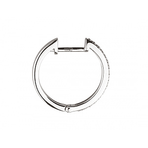 Золотые серьги с цирконием куб. (01-18375409) фотография