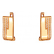 Золоті сережки з фіанітом (цирконієм куб.) 01-200606509 фотографія 1