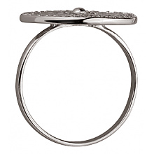 Золота каблучка з фіанітом (цирконієм куб.) (01-200761609)