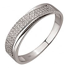 Золота каблучка з діамантами (01-200785609)