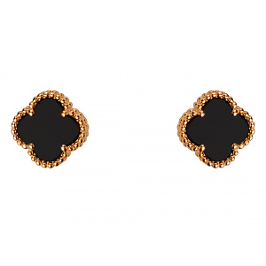 Золоті сережки з фіанітом (цирконієм куб.) (01-200816009) фотографія