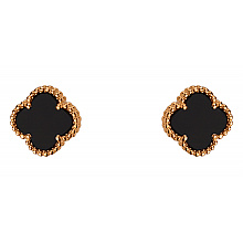 Золоті сережки з фіанітом (цирконієм куб.) (01-200816009)