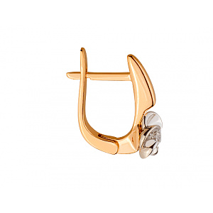 Золотые серьги с бриллиантами (01-19029810) фотография