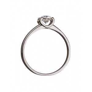 Золота каблучка з цирконієм куб. (01-200250910) фотографія