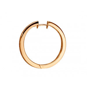 Золотые серьги с цирконием куб. (01-200465910) фотография