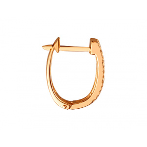 Золоті сережки з діамантами (01-200468510) фотографія