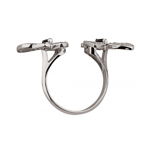 Золота каблучка з цирконієм куб. (01-200575910) фотографія