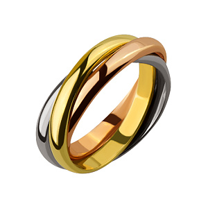 Золота обручка  (7к-169) фотографія