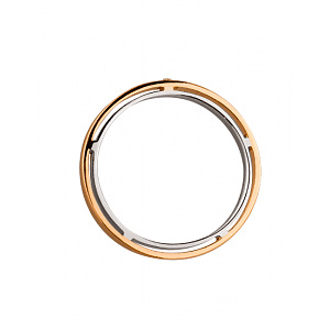 Золотое обручальное кольцо  с бриллиантом (01-19313111) фотография