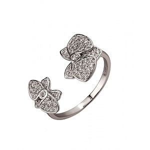 Золота каблучка з цирконієм куб. (01-200575911) фотографія