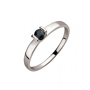 Золота каблучка з корундом (01-200633411) фотографія