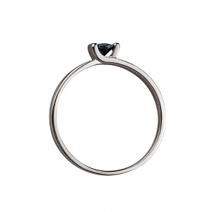 Золота каблучка з корундом (01-200633411) фотографія