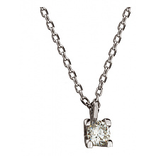 Золотое колье с бриллиантом (01-200755411)