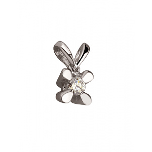 Золотий  кулон з діамантом (01-200805911) фотографія