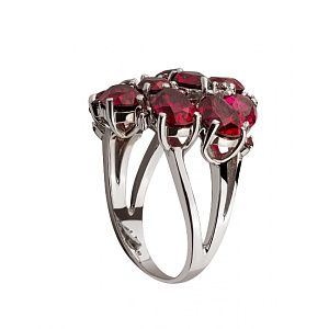 Золотое кольцо с цирконием куб. (01-200559612) фотография