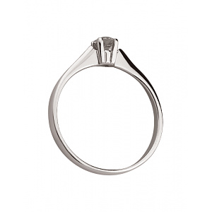 Золотое кольцо с бриллиантом (01-200788512) фотография