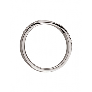 Золота каблучка з діамантами (01-200422713) фотографія