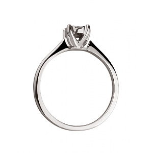 Золота каблучка з діамантами (01-200428713) фотографія