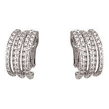 Золоті сережки з діамантами (01-200740113)