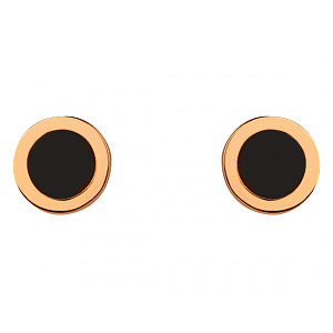 Золотые серьги с емаль (01-200805813) фотография