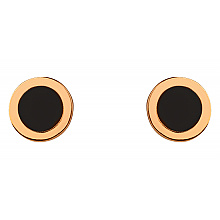 Золотые серьги с емаль (01-200805813)