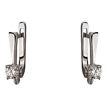 Золоті сережки з діамантами (01-200816013)