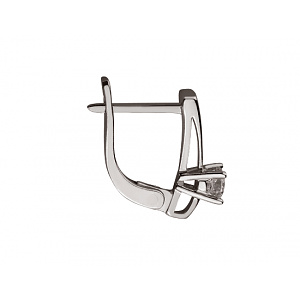 Золоті сережки з діамантами (01-200816013) фотографія