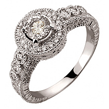 Золота каблучка з діамантами (01-200867813)