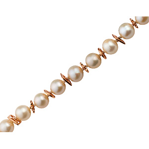 Золотий браслет з перлинами (1б_б-001) фотографія