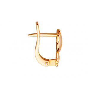 Золоті сережки з цирконіями (1б_с-264) фотографія