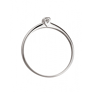 Золота каблучка з діамантом (01-200395314) фотографія