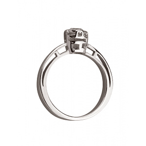 Золотое кольцо с бриллиантом (01-200838314) фотография