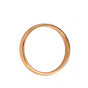 Золотое обручальное кольцо  с бриллиантом (01-200358715) фотография