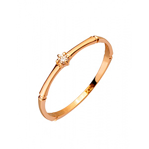 Золотое кольцо с бриллиантом (01-200383715) фотография